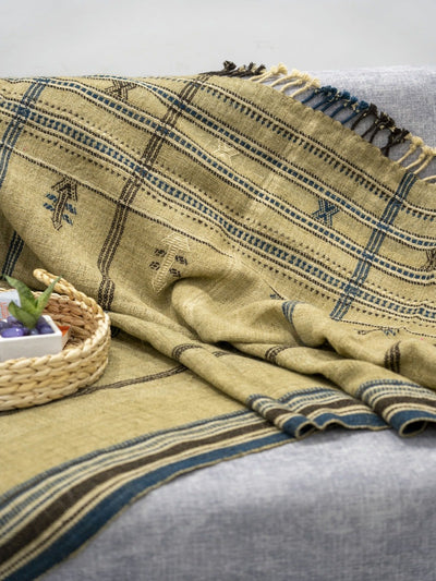 Birch Handwoven Wool Shawl Shawl
