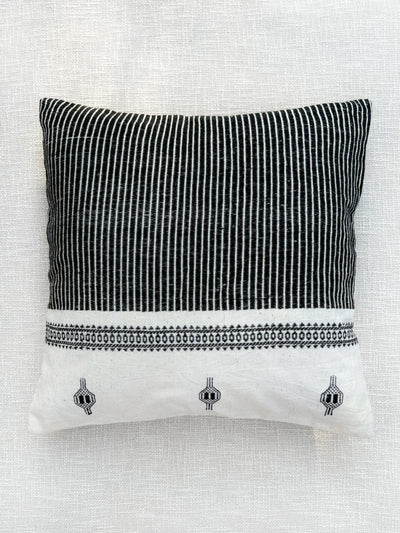 Black White Motifs Cotton Cushion Cover Cushion Cover