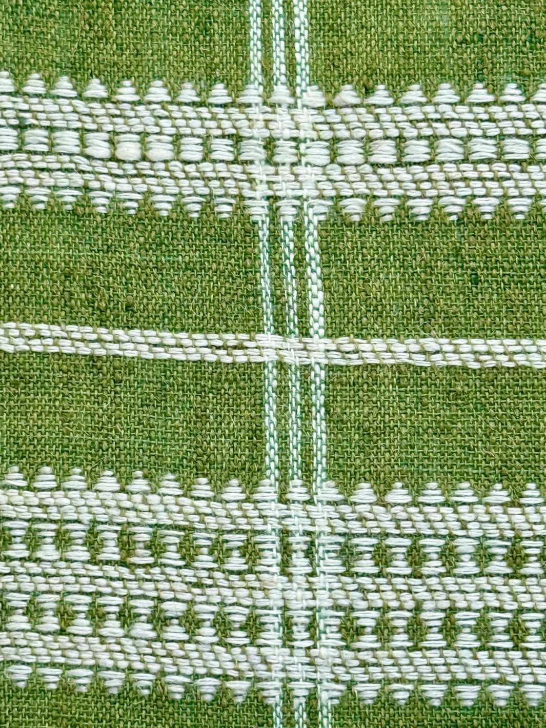 Grace Green Handwoven Cushion Cover Cushion Cover