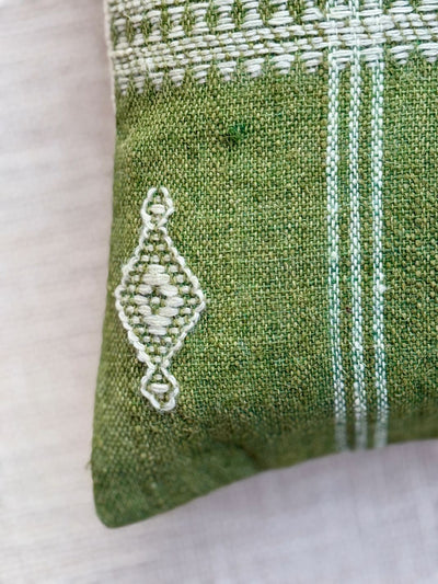 Grace Green Handwoven Cushion Cover Cushion Cover
