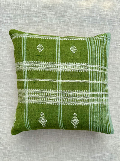 Grace Green Handwoven Cushion Cover Cushion Cover