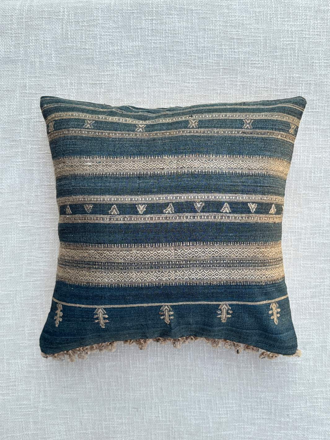 Green Gold Wool Silk Cushion Cover Cushion Cover