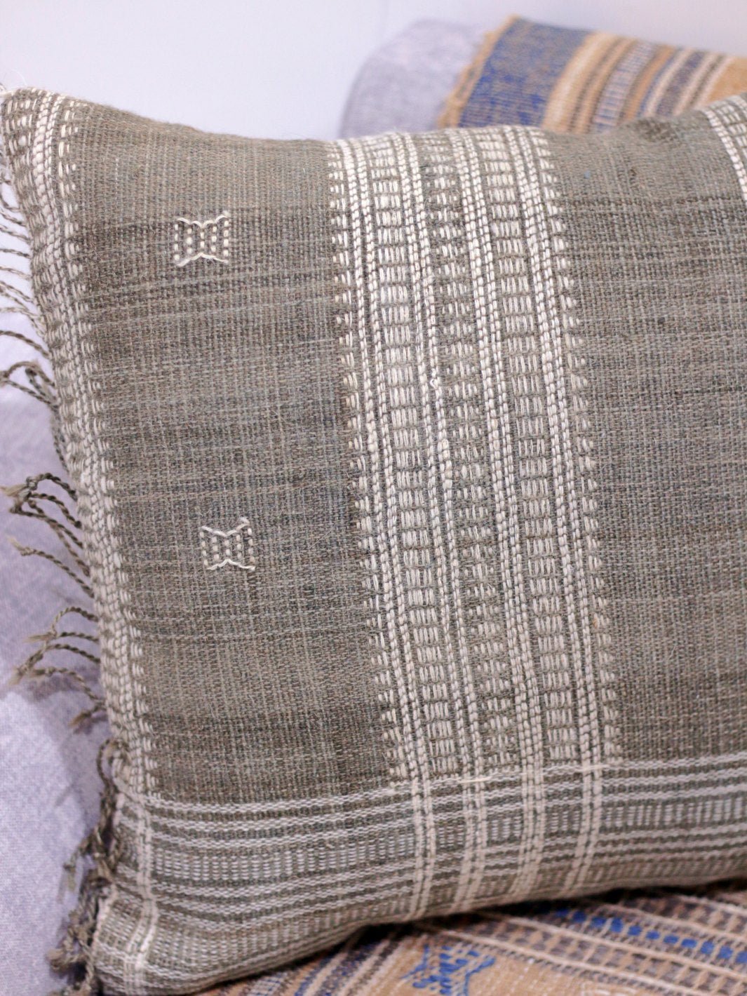 Grey Wool Cushion Cover Cushion Cover