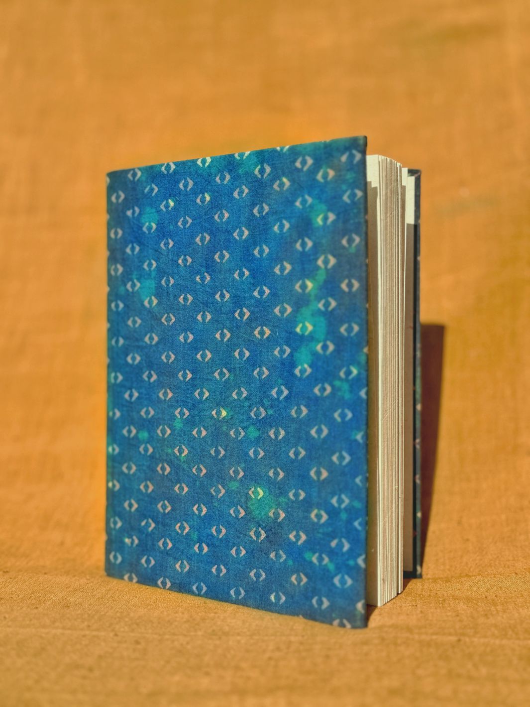 Indigo Motif Block Print Diary in Handmade Paper Diary