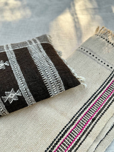 Natural Brown Lumbar Cushion Cover Cushion Cover