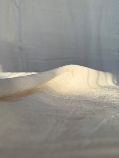 White handwoven kala cotton 1x1