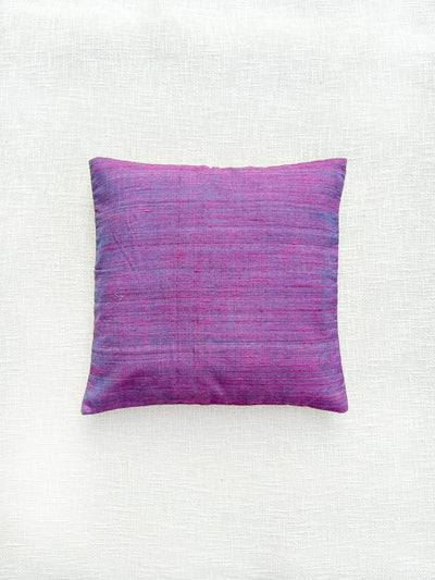 Purple Merino Silk Cushion Cover 16x16 Cushion Cover