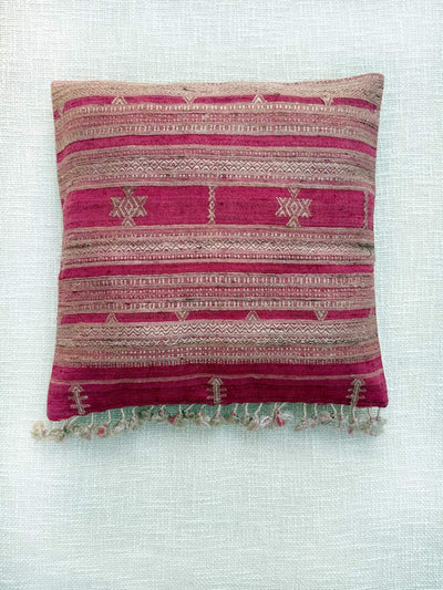 Queen Pink Wool Silk Cushion Cover Cushion Cover