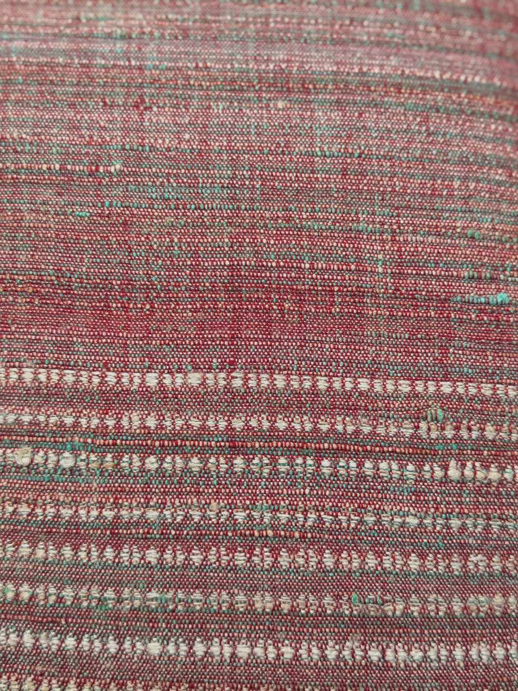Red Gold Merino Silk Cushion Cover 18x18 Cushion Cover
