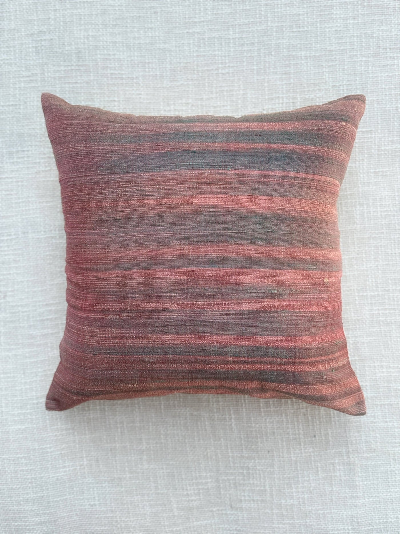 Red Green Merino Silk Cushion Cover 16x16 Cushion Cover