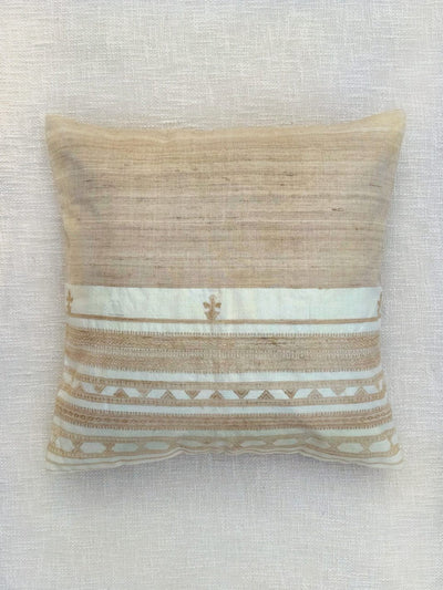 White Beige Mirror Merino Silk Cushion Cover 20x20 Cushion Cover