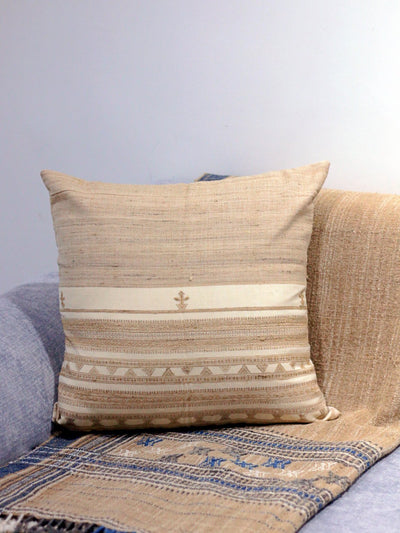White Beige Mirror Merino Silk Cushion Cover 20x20 Cushion Cover