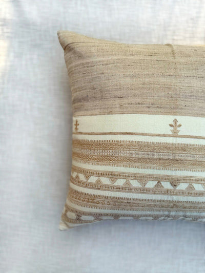 White Beige Mirror Merino Silk Cushion Cover 20x20 Cushion Cover