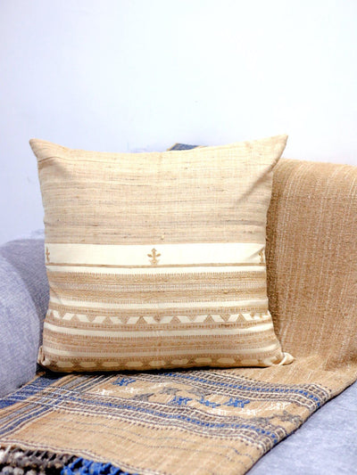 White Beige Mirror Merino Silk Cushion Cover 20x20 Cushion Cover