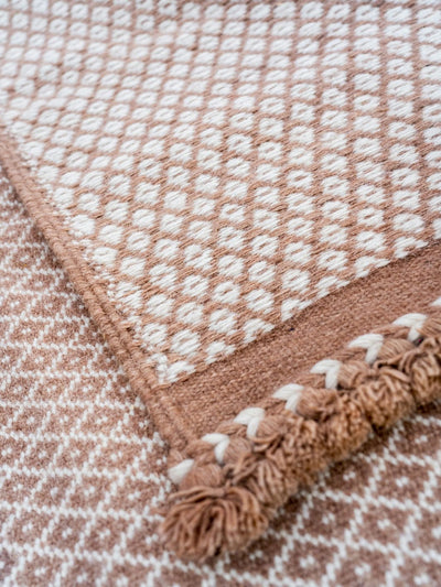 Pastel Handwoven Wool Rug Throw