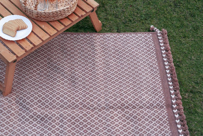 Pastel Handwoven Wool Rug Throw